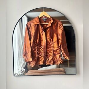 VINTAGE Per se | silk blouse | size 4